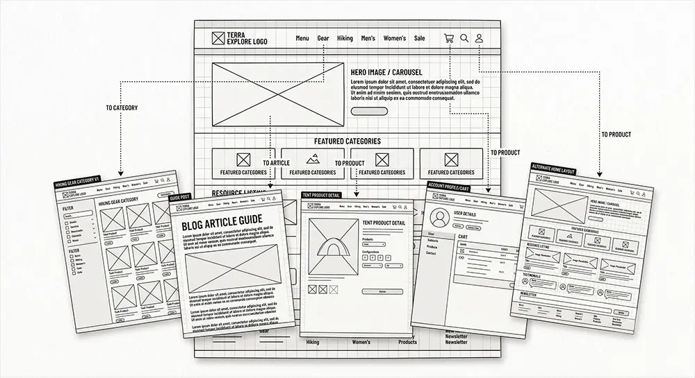 wireframes